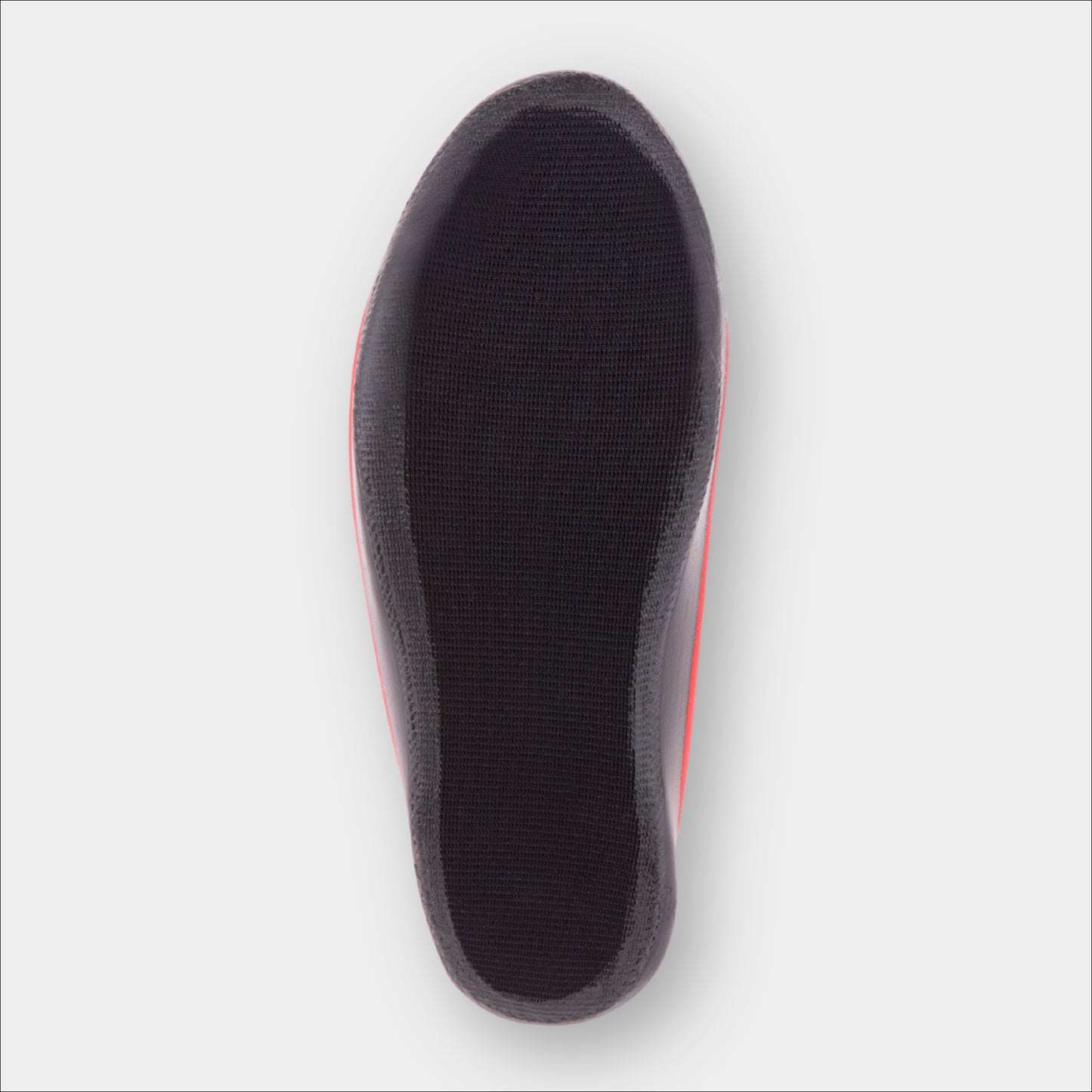 Insulated Forty Below K2 Superlight Boot Cover Black and red bottom sole pattern black and grippy