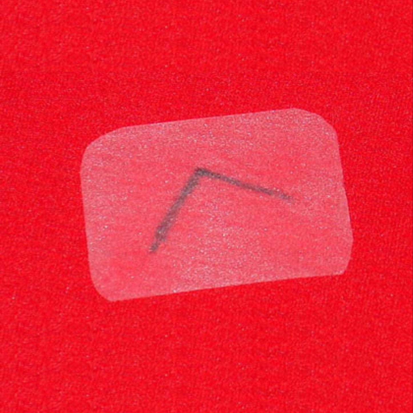 Forty Below repair patch red background clear patch