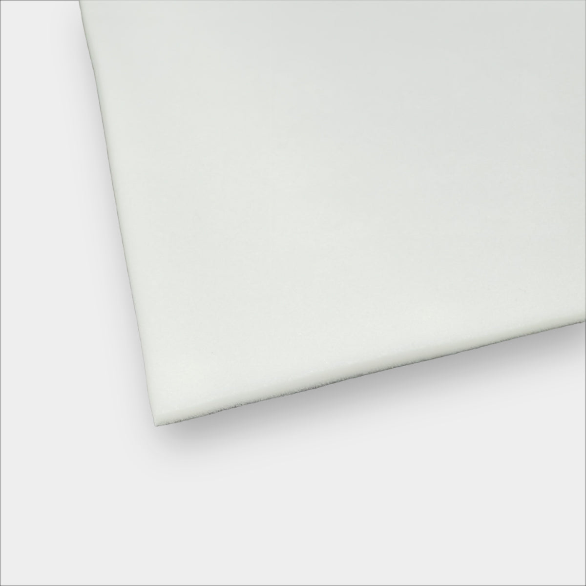 Forty Below Tent Floor Foam White close-up of foam sheet on a light gray background.