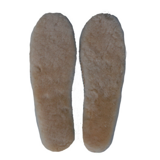 Forty Below Sheepskin Insoles top down soft fluffy tan top