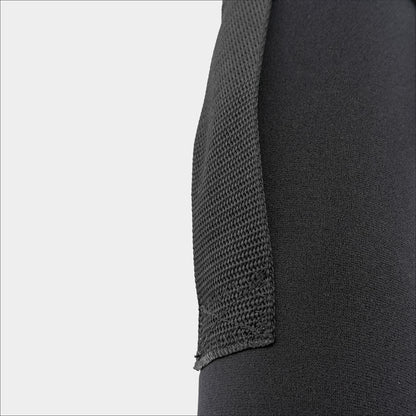 Forty Below 0.75 Liter Insulated Bottle Cover Black rear close up of black webbing belt loop on a gray background