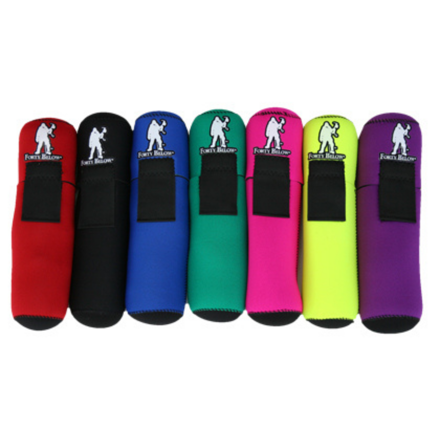 Forty Below 0.75 L Insulated Bottle Cover Assorted colors with white logo white background