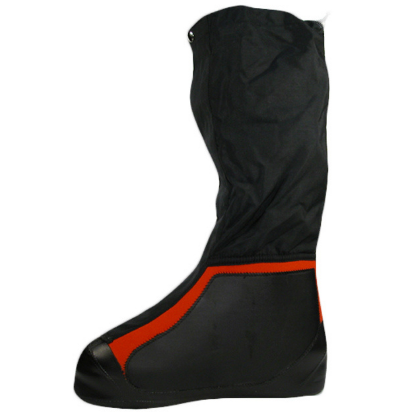 Insulated Forty Below K2 Superlight Boot Cover Black and red other side view showing black protective patch on side