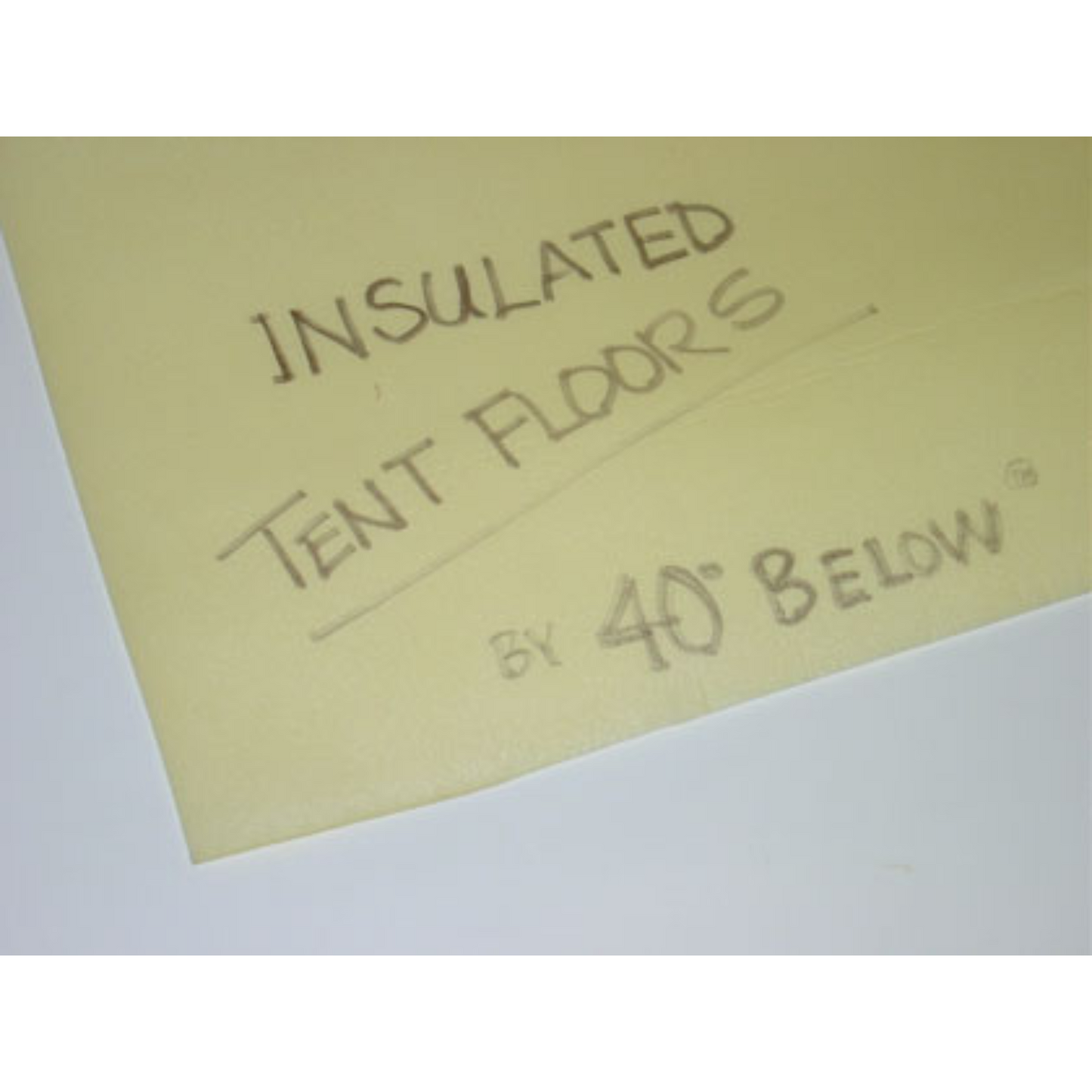 Forty Below insulated tent foam thin sheet 