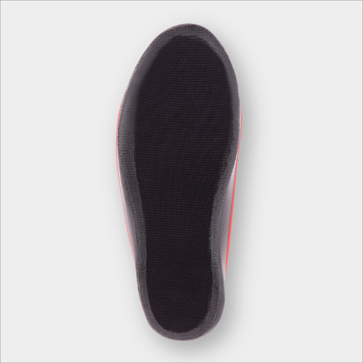 Insulated Forty Below K2 Superlight Boot Cover Black and red bottom sole pattern black and grippy