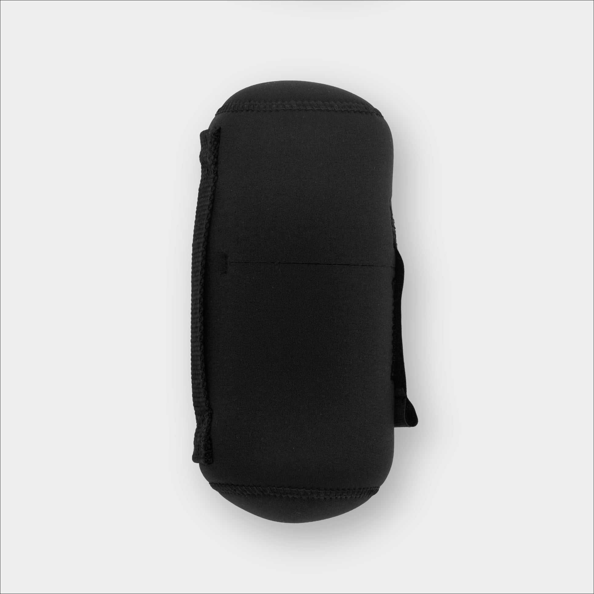 Forty Below 0.5 Liter Insulated Bottle Cover black with no logo gray background