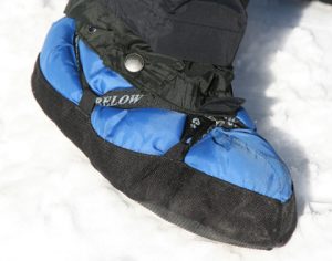 Image of forty below camp bootie with gaiter attached